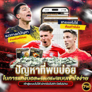 ปัญหาที่พบบ่อยในการแทงบอล